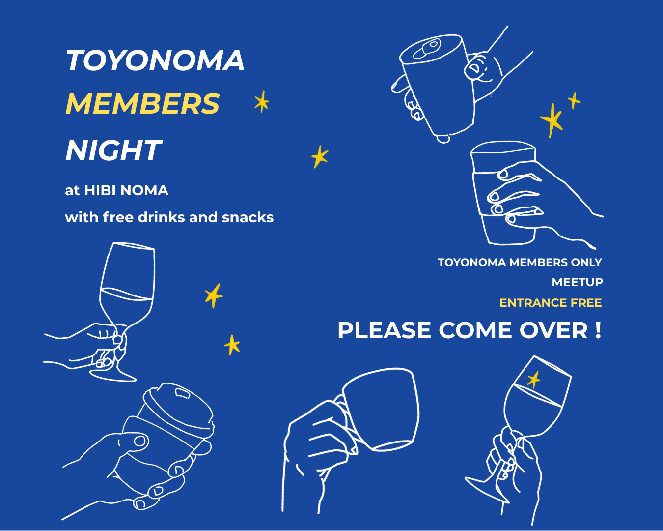 2026.04.09 THU｜会員限定イベント TOYONOMA Members Night
